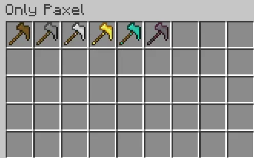 Only Paxel — скриншот 2 (Моды, Minecraft)
