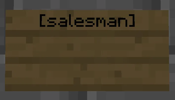 Salesman — скриншот 1 (Плагины, Minecraft)