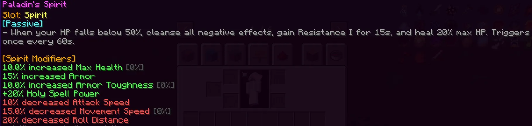 Spiritborne RPG, Моды, Minecraft