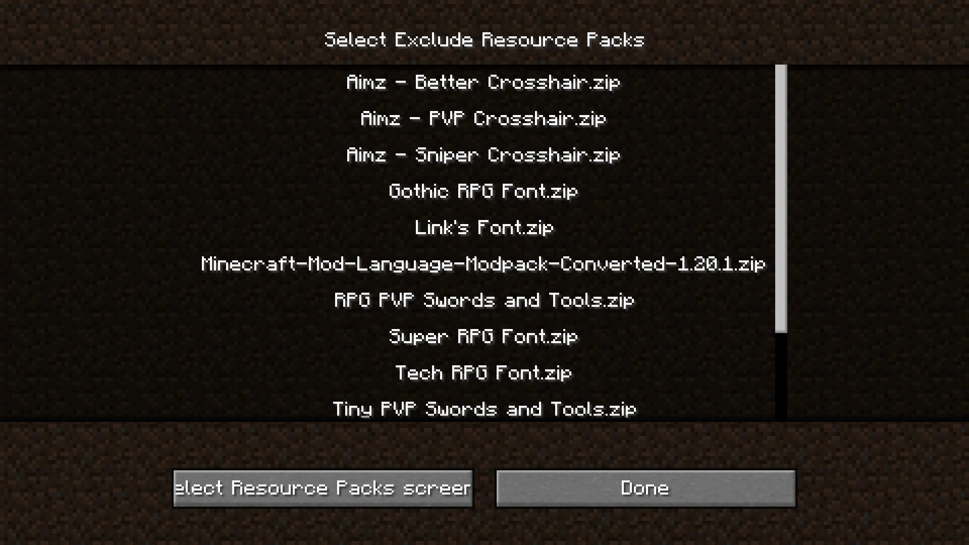 Resource Switcher — скриншот 3 (Моды, Minecraft)