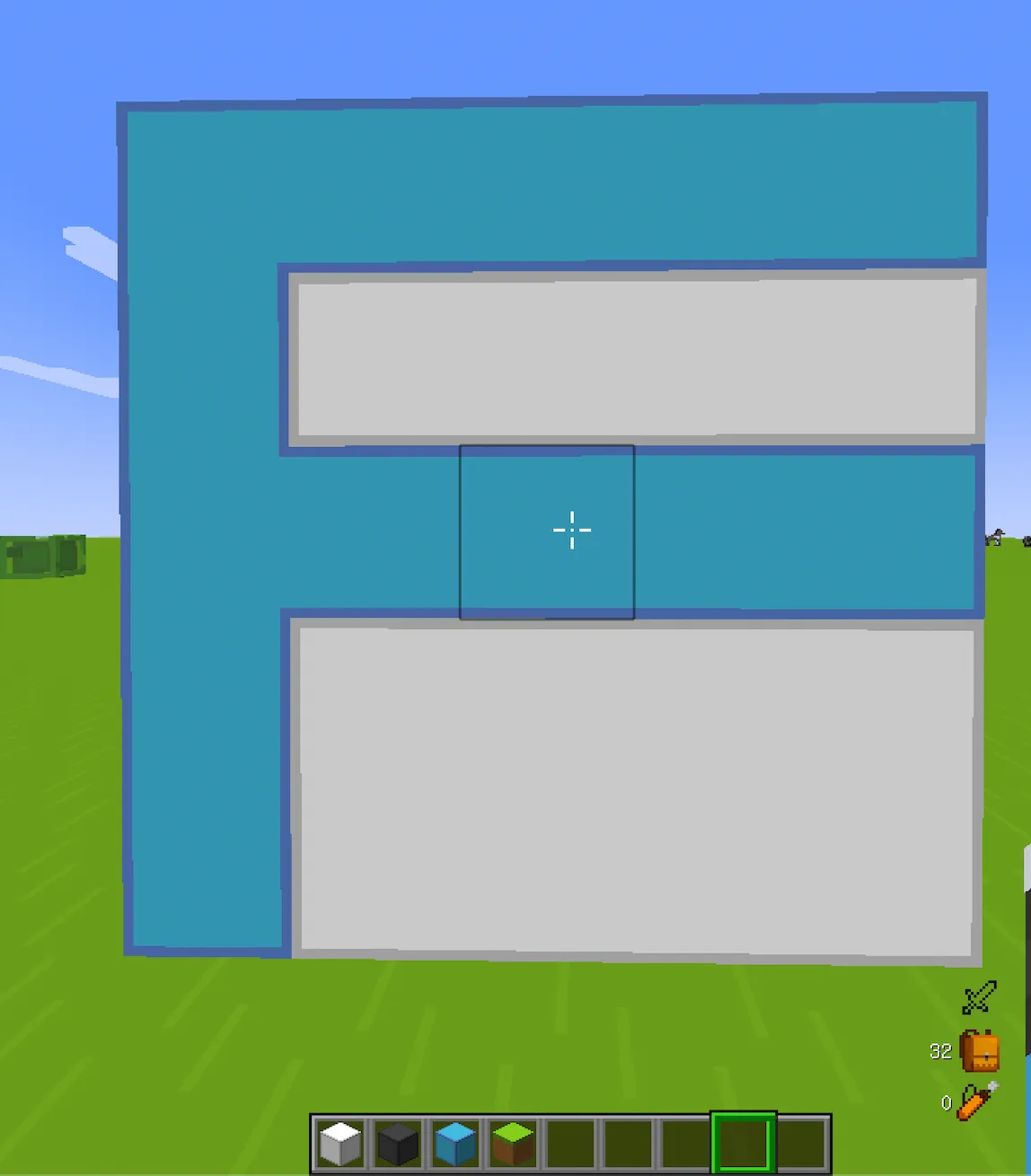 Connected Outlined Plain Color Wool — скриншот 1 (Текстуры, Minecraft)