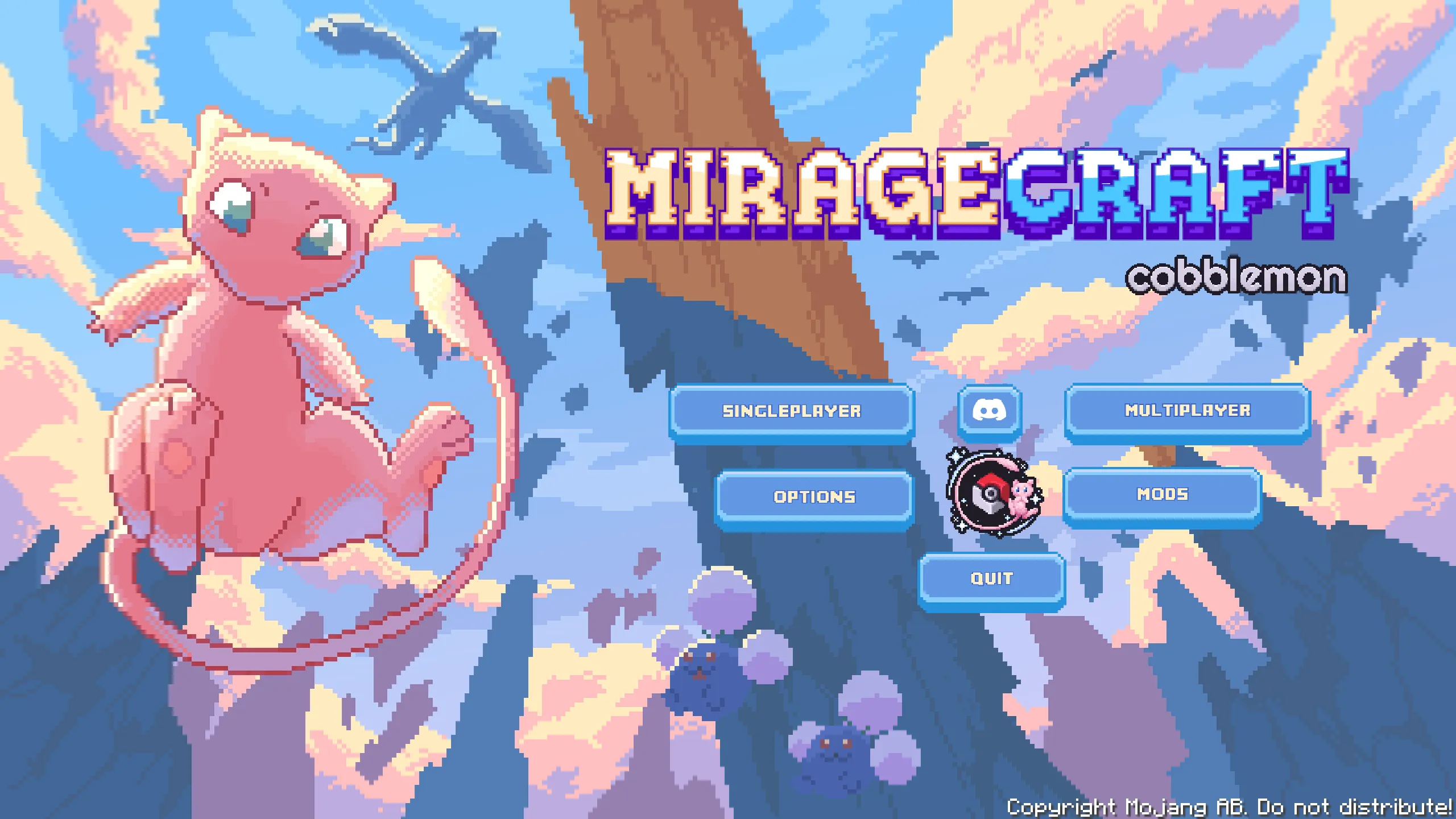 MirageCraft Cobblemon, Модпаки, Minecraft