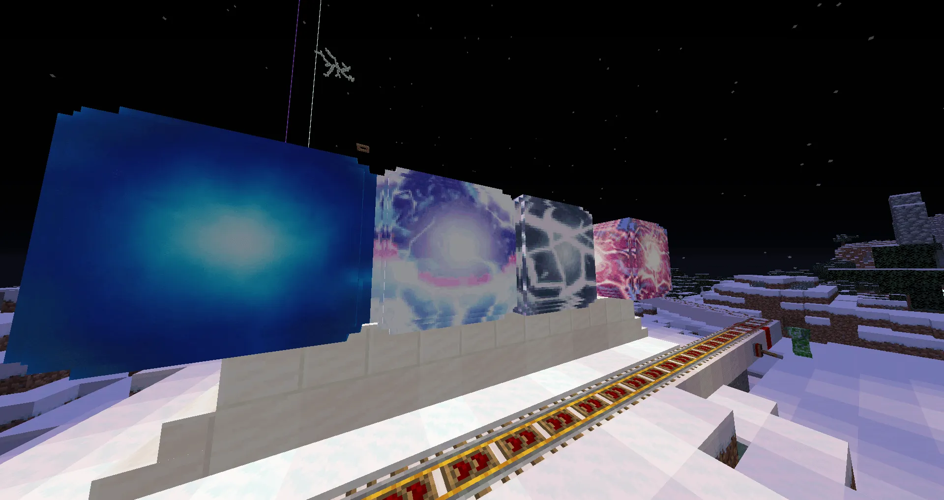Rifts In Block Game!! / Grietas en Block Game!! — скриншот 1 (Моды, Minecraft)