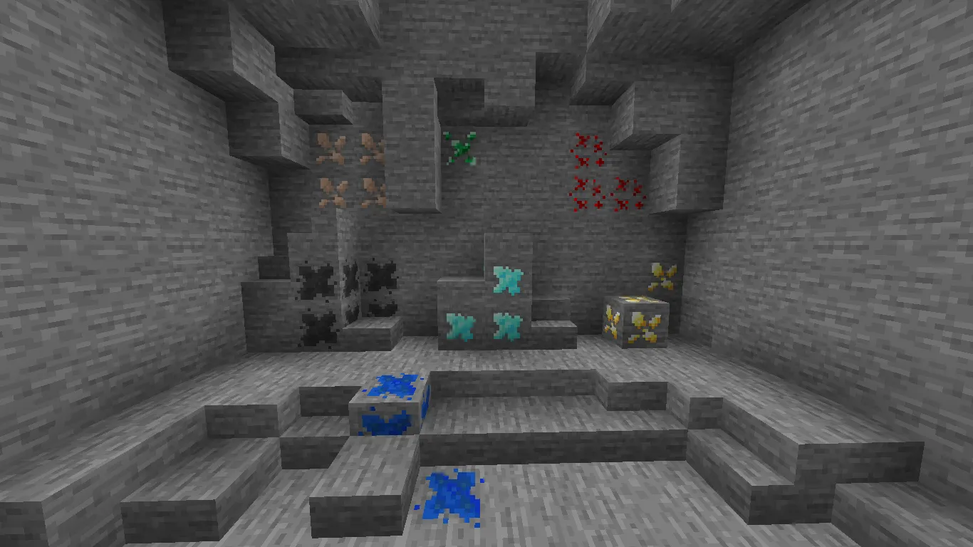 Better Vanilla Ores — скриншот 1 (Текстуры, Minecraft)