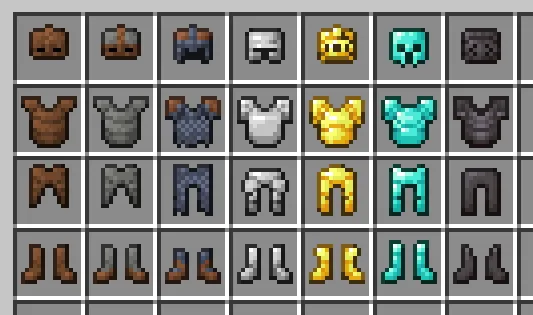 Reforged Armours, Текстуры, Minecraft