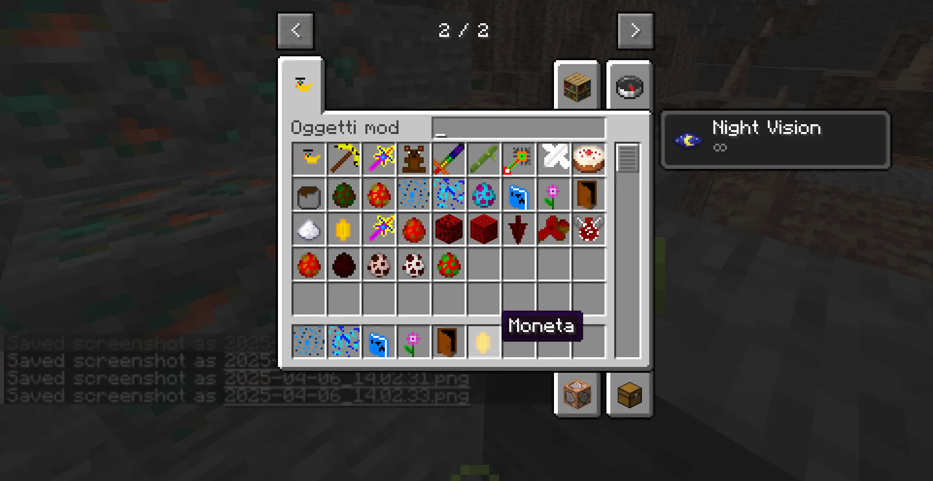 the item and dimension — скриншот 14 (Моды, Minecraft)