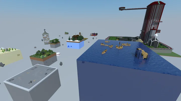 Cubic - The Shattered Islands, Карты, Minecraft