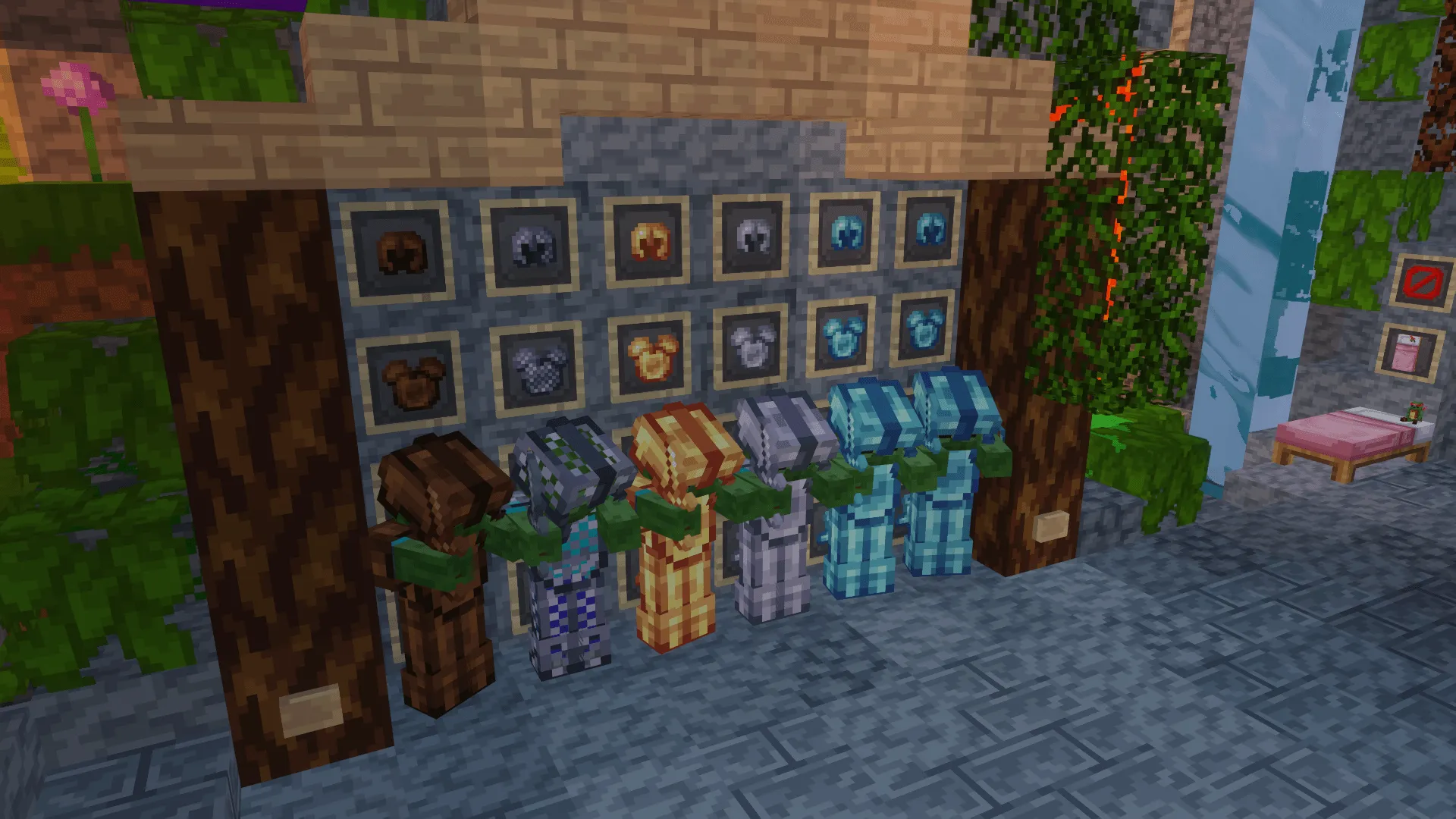 Lophia, Текстуры, Minecraft