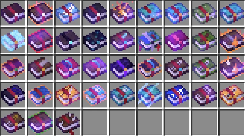 Ancestral Books, Текстуры, Minecraft