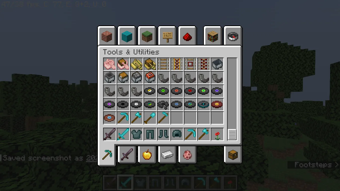 sculk tools and armor, Моды, Minecraft