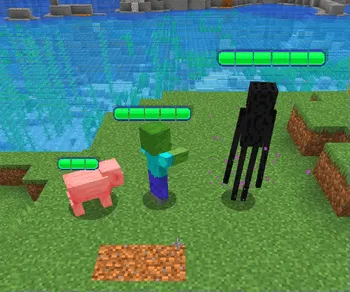 Health Bar Indicator — скриншот 2 (Моды, Minecraft)
