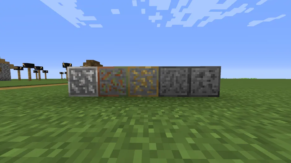 Modern Warfare Cubed Ore Retexture — скриншот 1 (Текстуры, Minecraft)