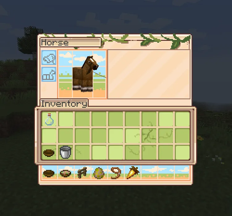Solarpunk GUI, Текстуры, Minecraft