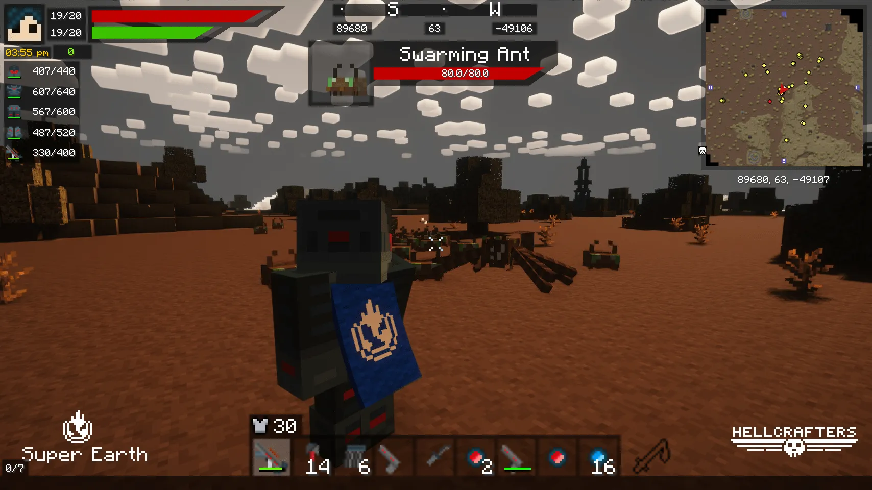 Hellcrafters, Моды, Minecraft