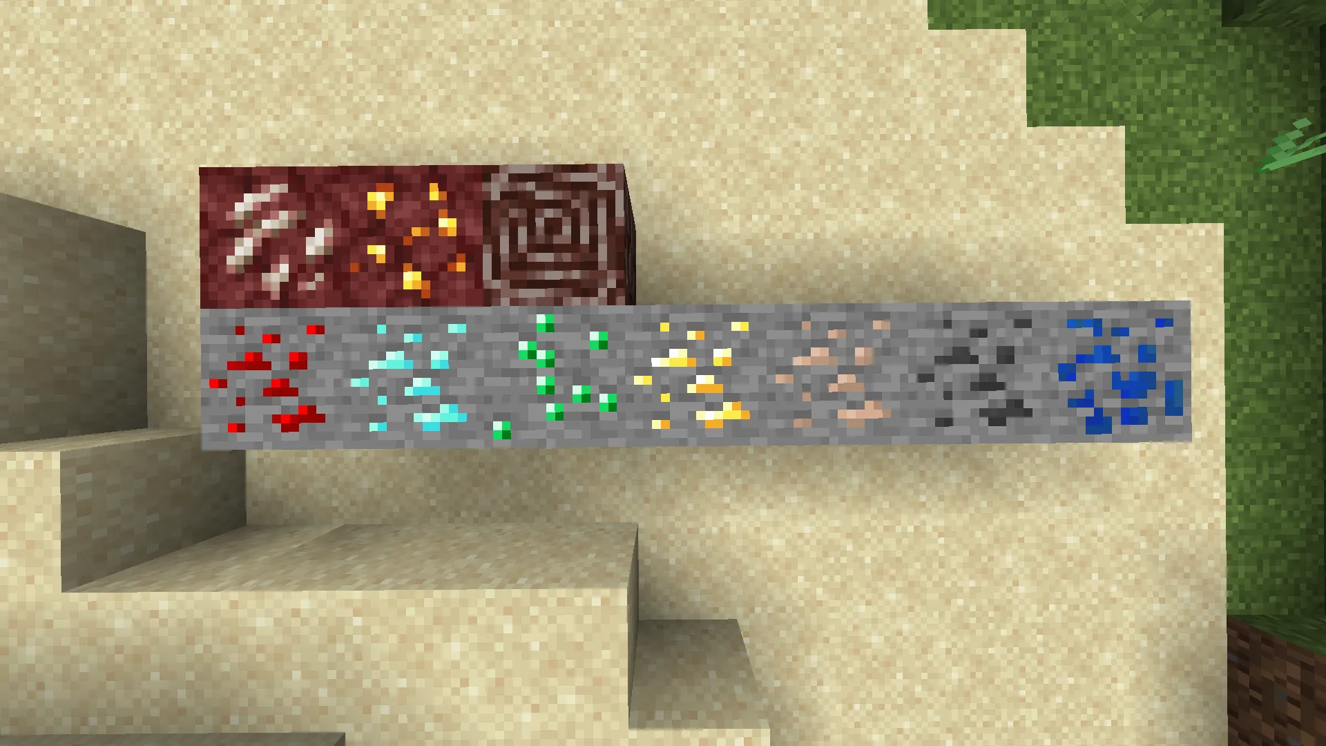 easy ore seeing :by bannanabros23 — скриншот 2 (Текстуры, Minecraft)