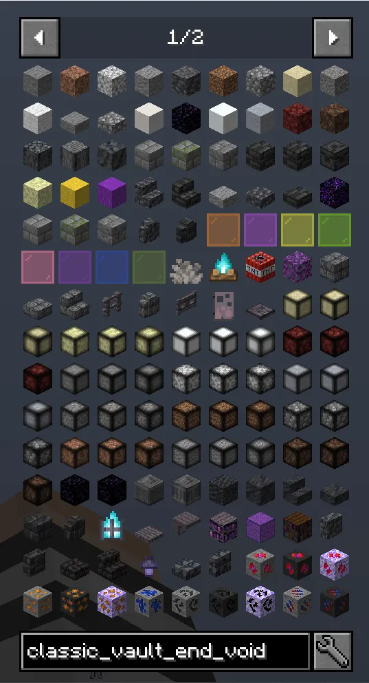 VaultBlockTags — скриншот 2 (Моды, Minecraft)