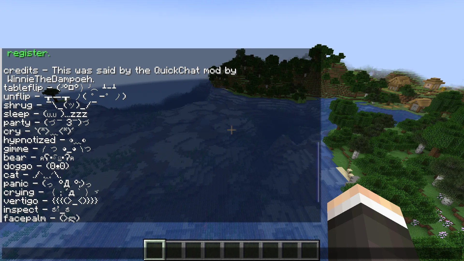QuickChat, Моды, Minecraft