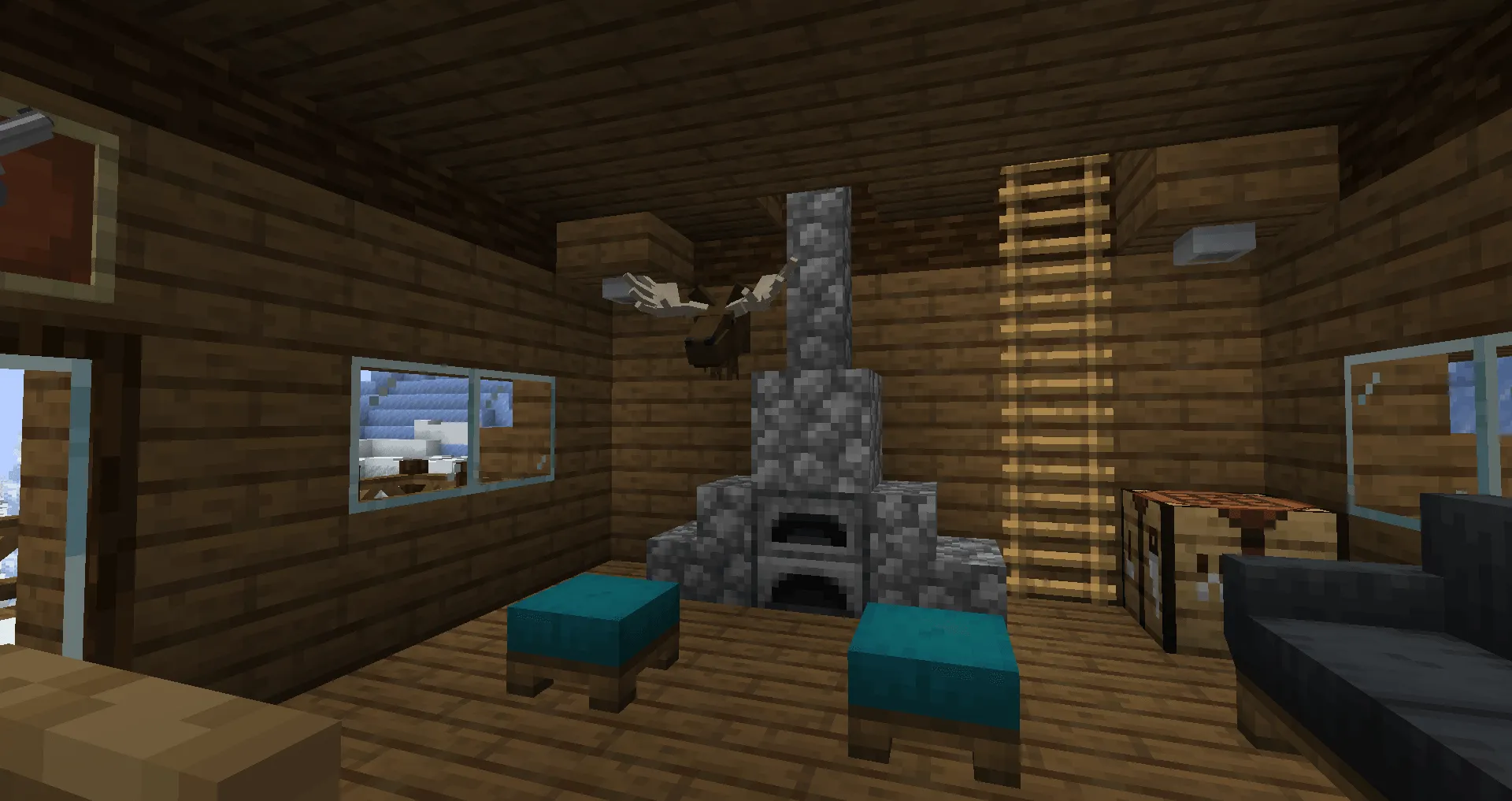 Mountains of Madness - A Terrifying Horror Experiance — скриншот 5 (Модпаки, Minecraft)