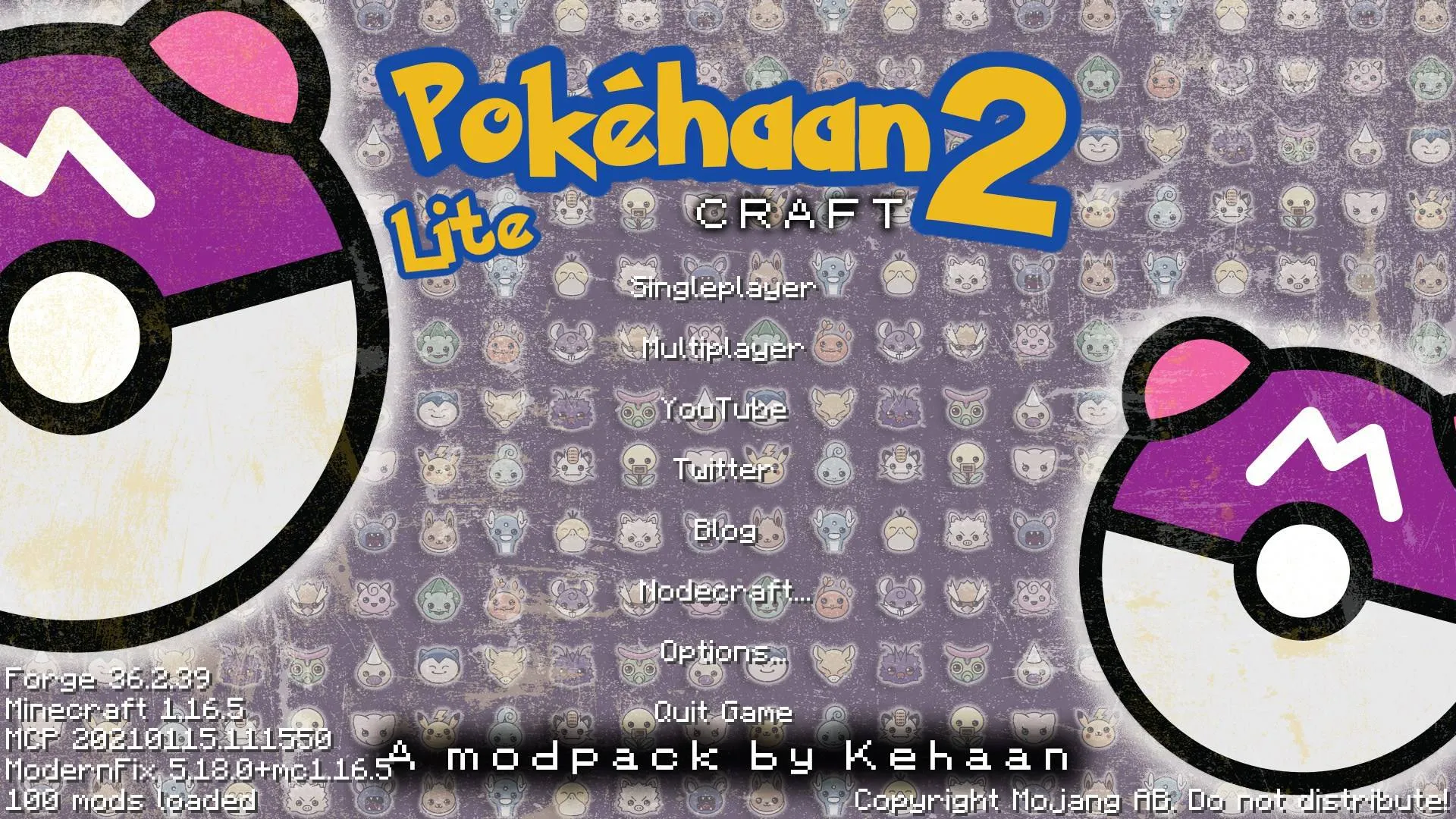 Pokehaan Craft 2 - Lite — скриншот 1 (Модпаки, Minecraft)