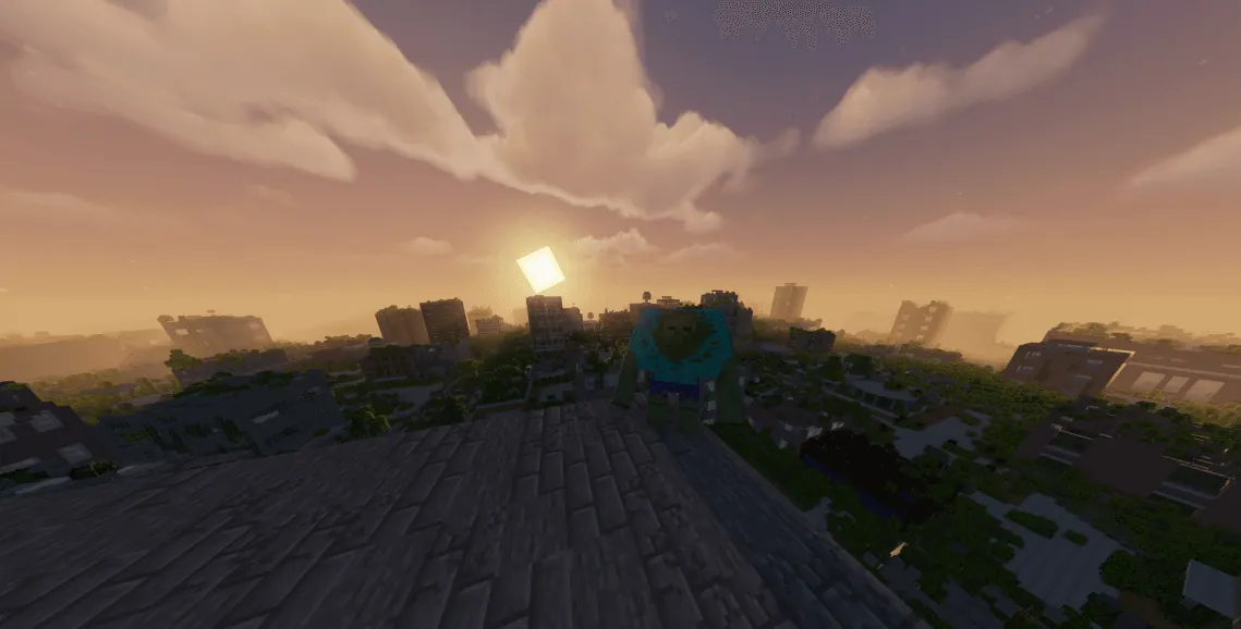 HORROR - The Lost Cities - Zombie Apocalypse — скриншот 3 (Модпаки, Minecraft)