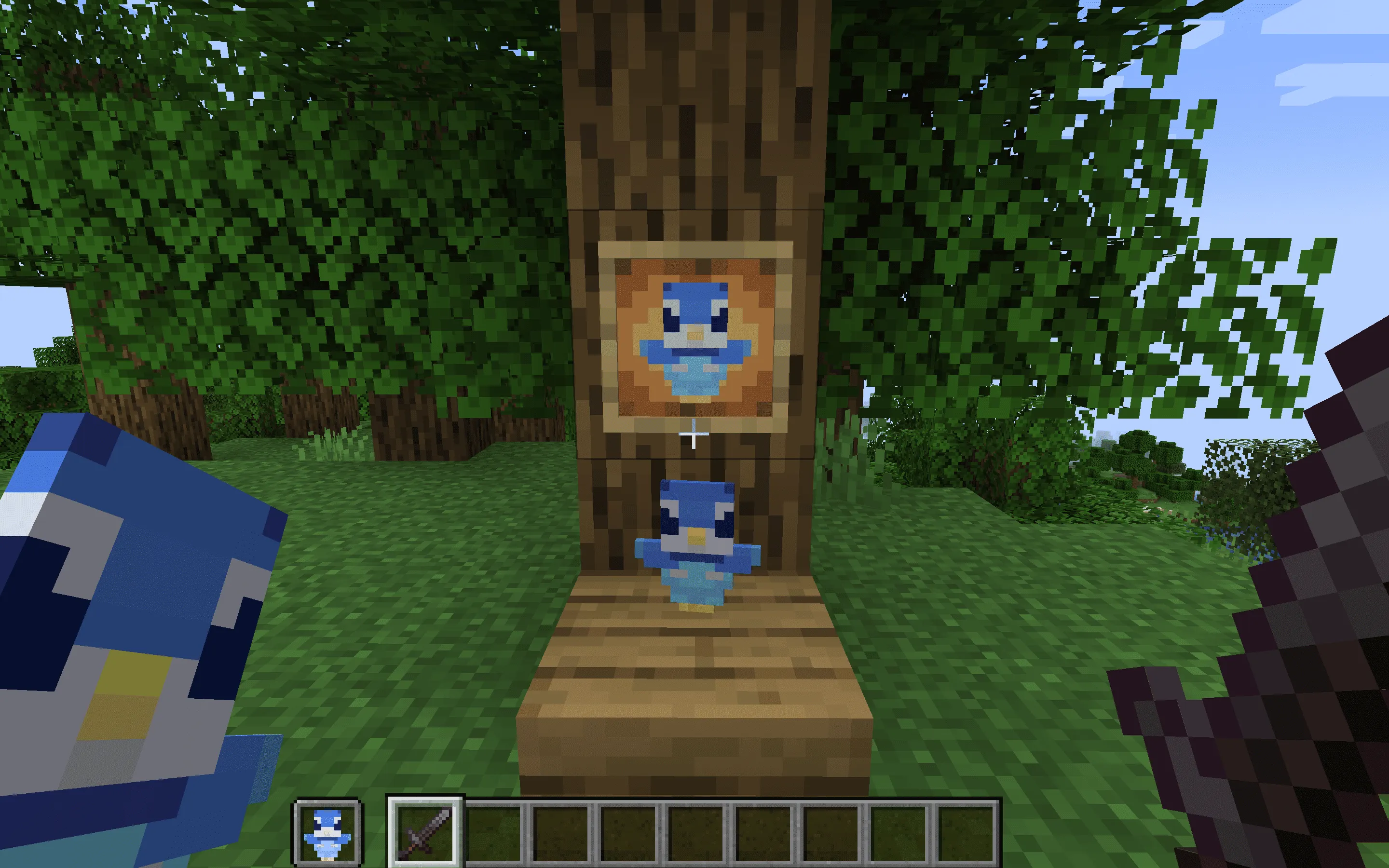 Piplup Totem of Undying - Pokemon-Style — скриншот 1 (Текстуры, Minecraft)