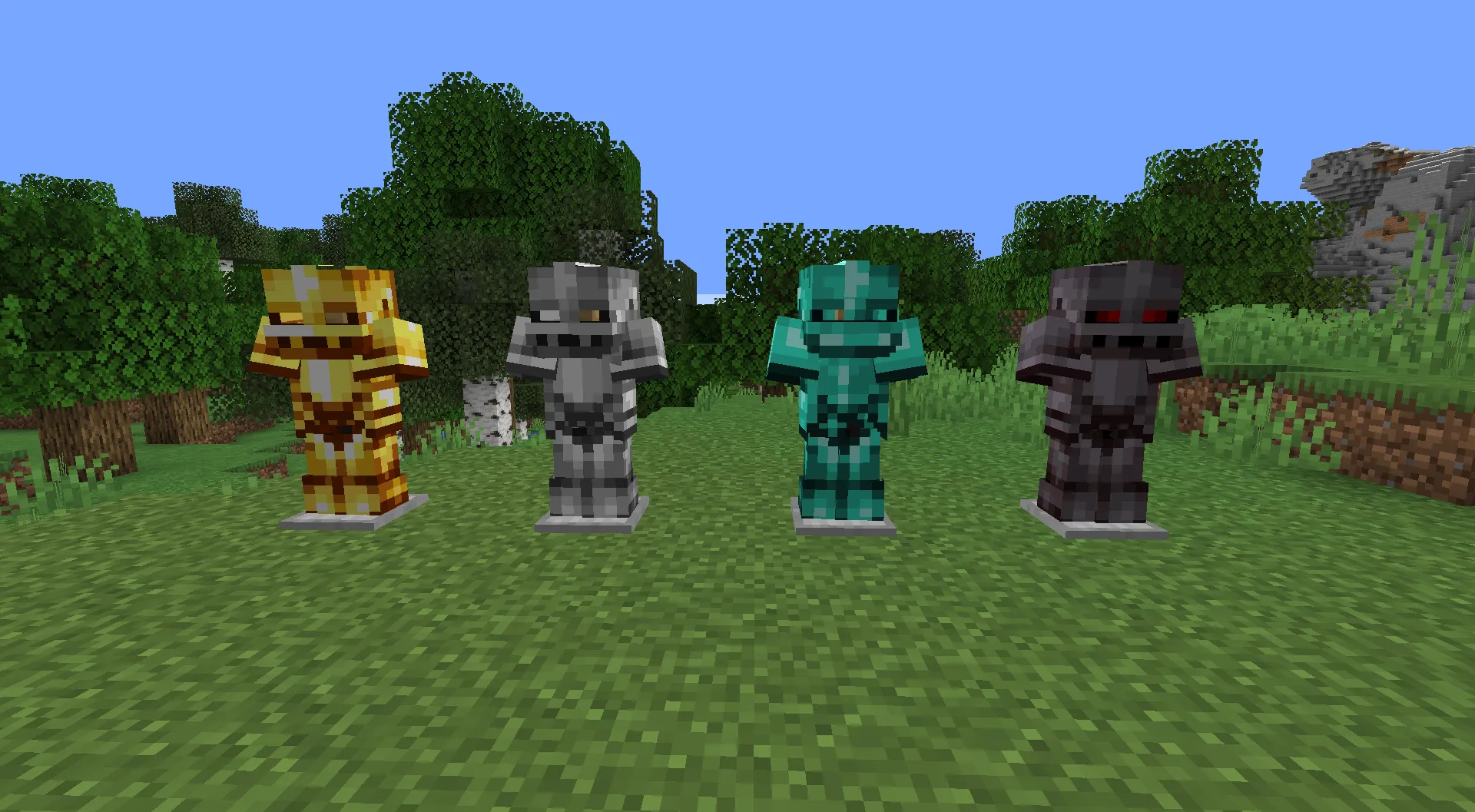 Knights gear, Текстуры, Minecraft