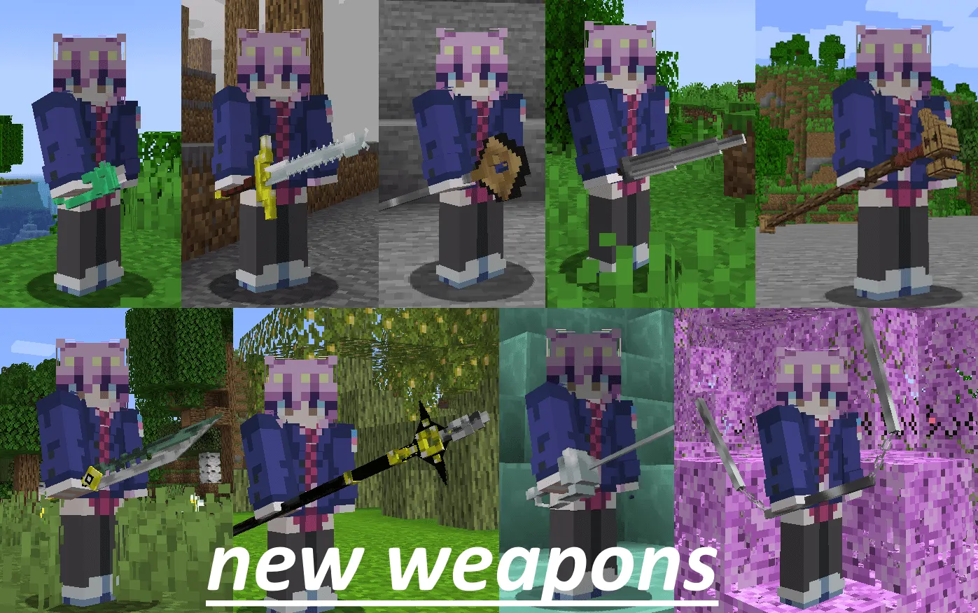 Nanatsu No Craft, Моды, Minecraft