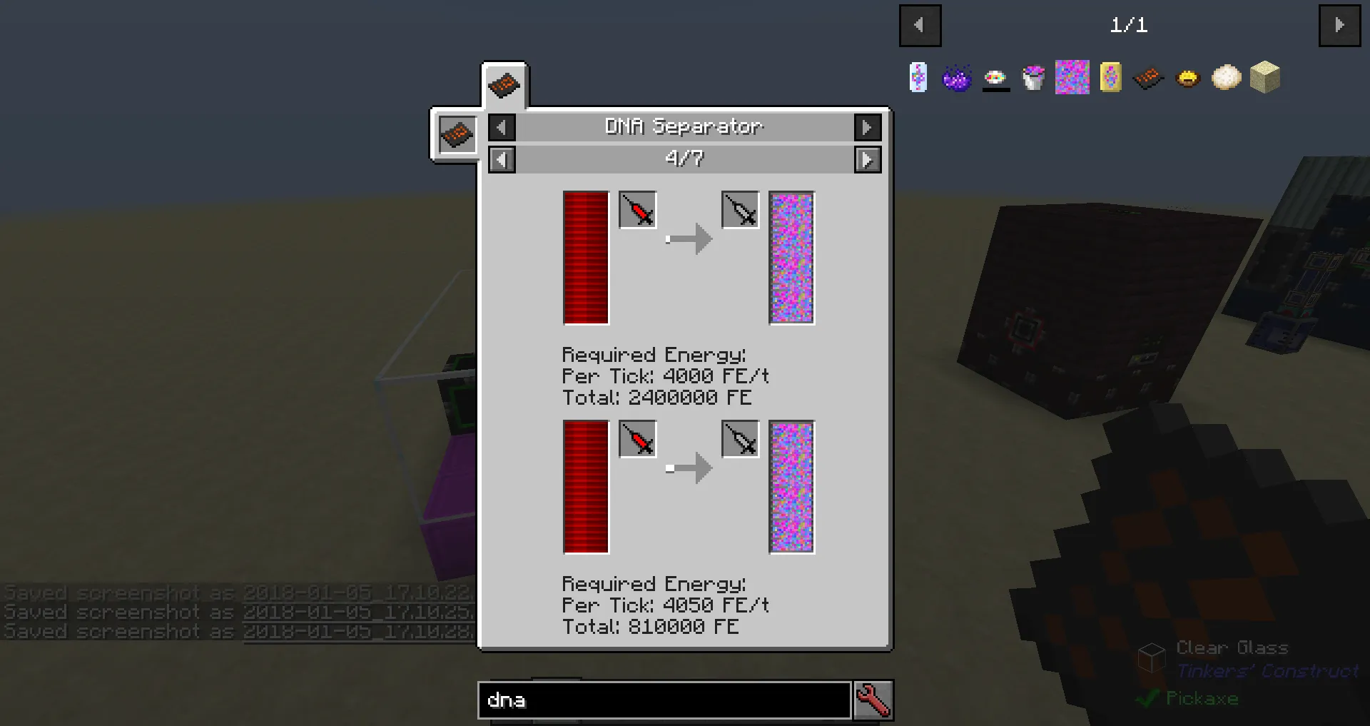 DNS' MM Machines - DNA Seperator, Кастомизации, Minecraft