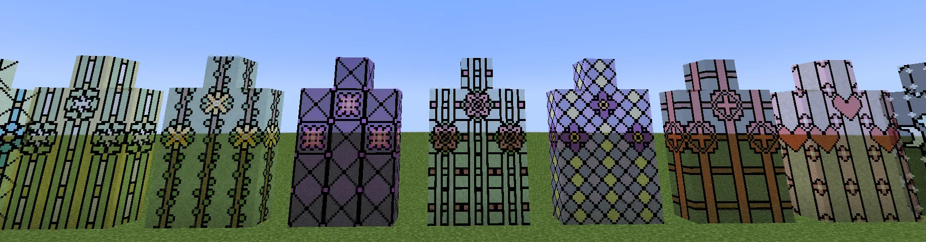 Dary's Decoratives:  Mosaic Glass, Моды, Minecraft