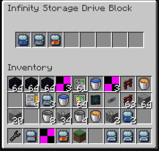 Infinity Drives, Моды, Minecraft