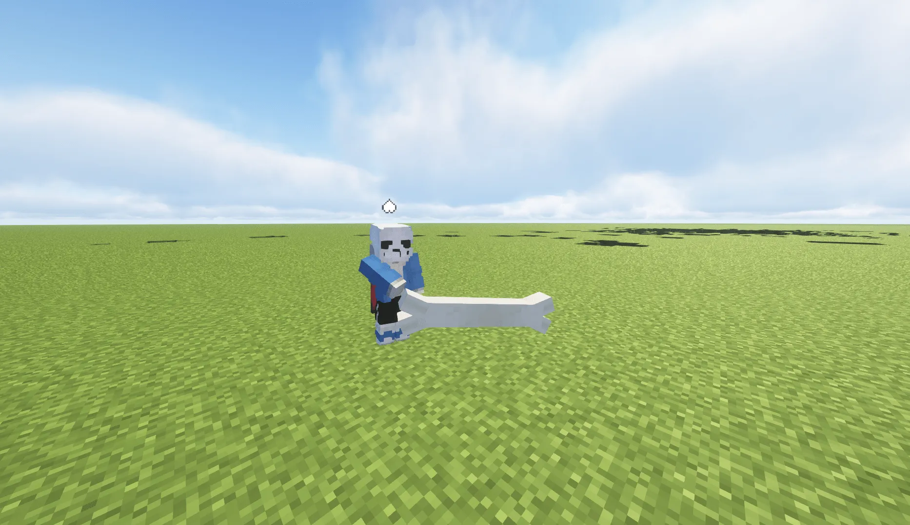 Sans The Skeleton: Origins , Текстуры, Minecraft