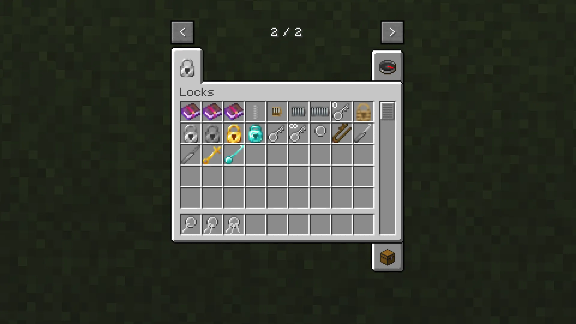 Redraw of locks, Текстуры, Minecraft