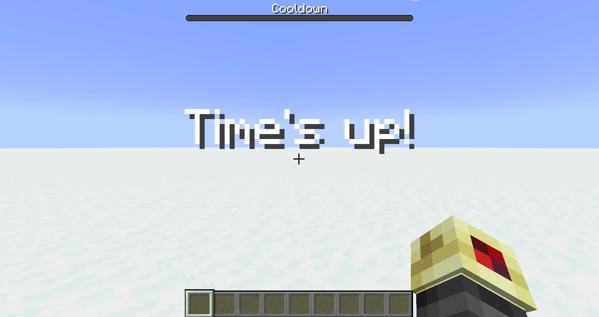 No time to explain, Дата-паки, Minecraft