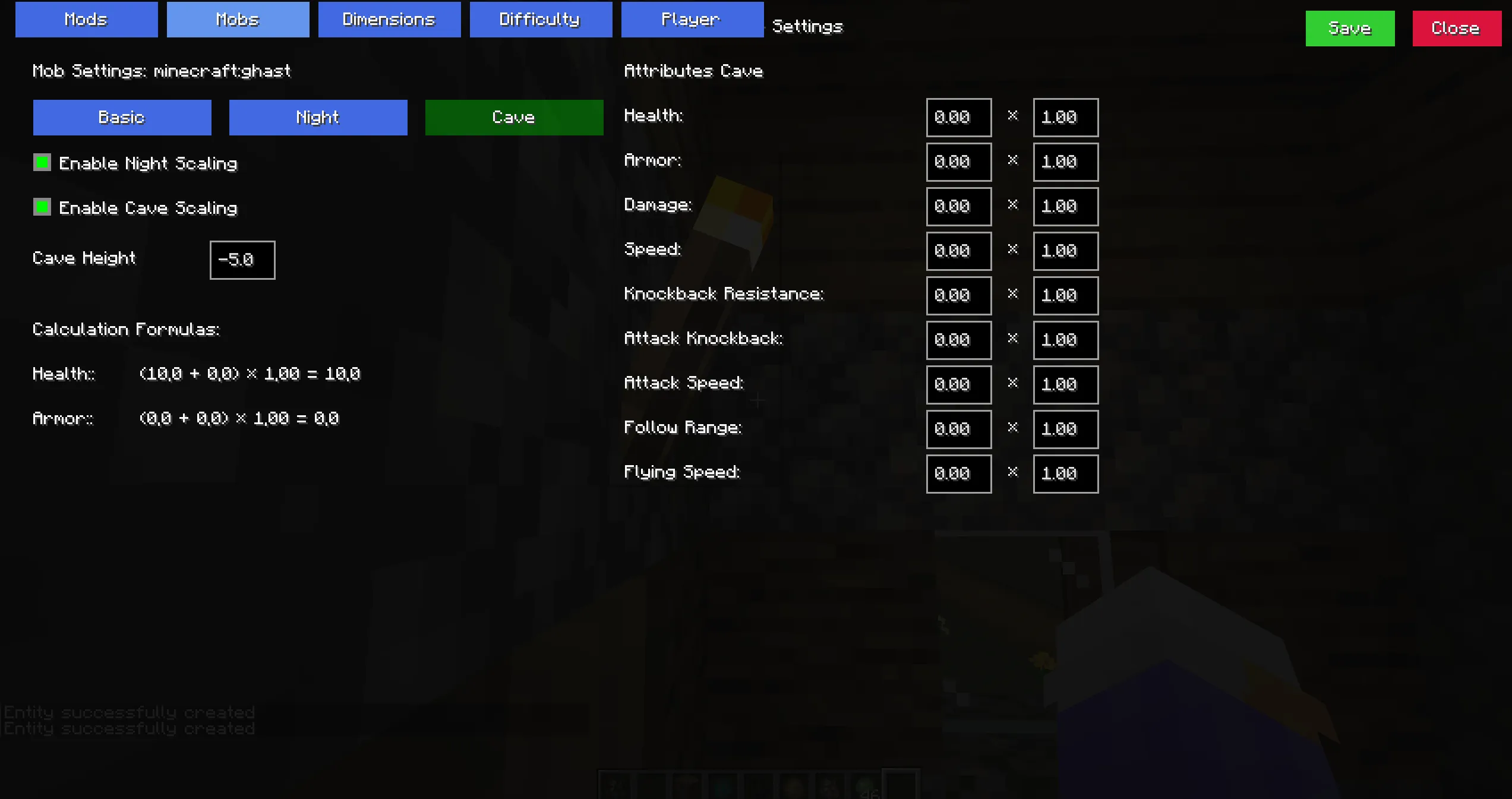 Dimension Amplifier & MobScaler, Моды, Minecraft