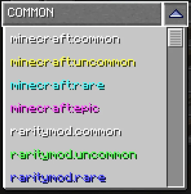 RarityJS, Моды, Minecraft