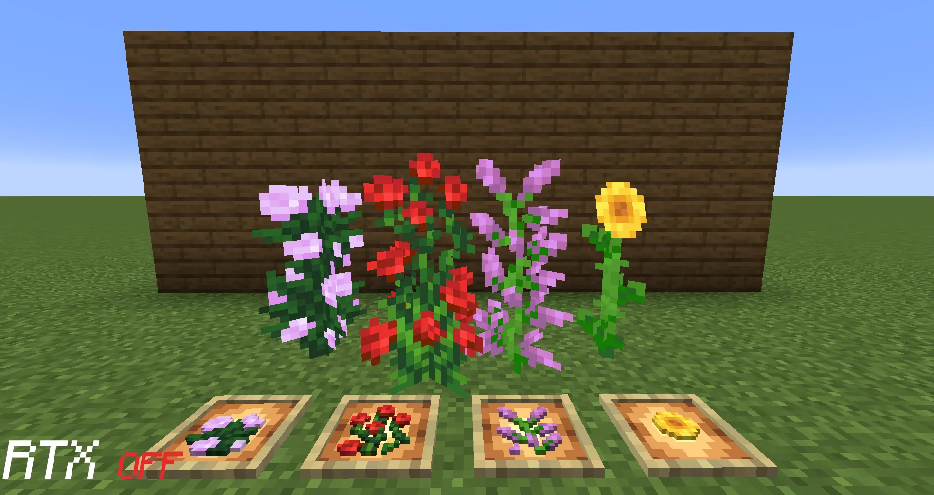 Flowers 2.5D, Текстуры, Minecraft