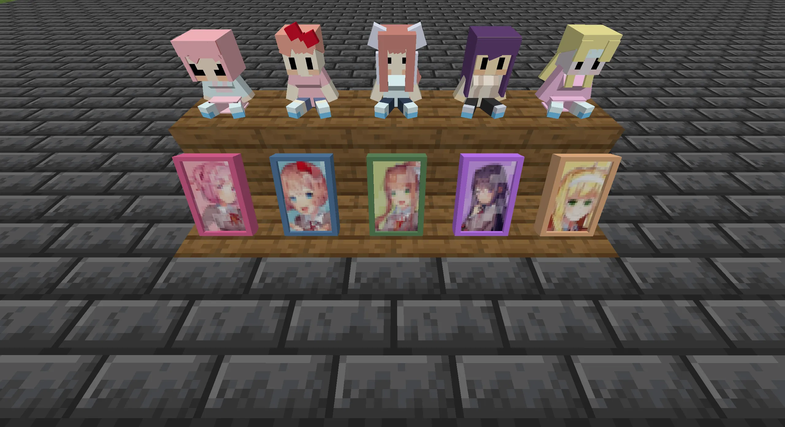 Doki Doki Plushies! — скриншот 1 (Моды, Minecraft)