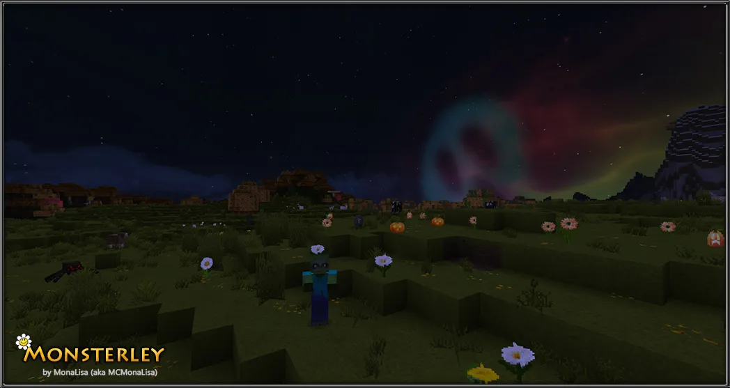 Monsterley Add-on: Halloween — скриншот 1 (Текстуры, Minecraft)