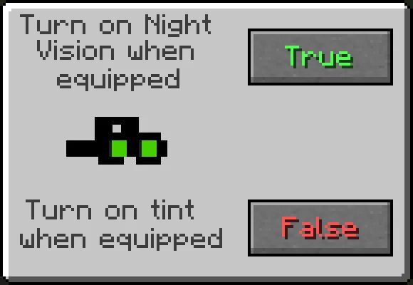 Basic Night Vision Goggles, Моды, Minecraft