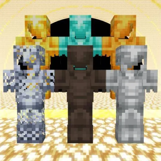 Netherite Styled Default Armors — скриншот 4 (Текстуры, Minecraft)