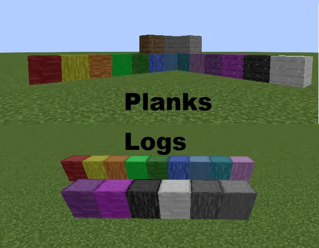 Sc4ry Colored Wood, Моды, Minecraft