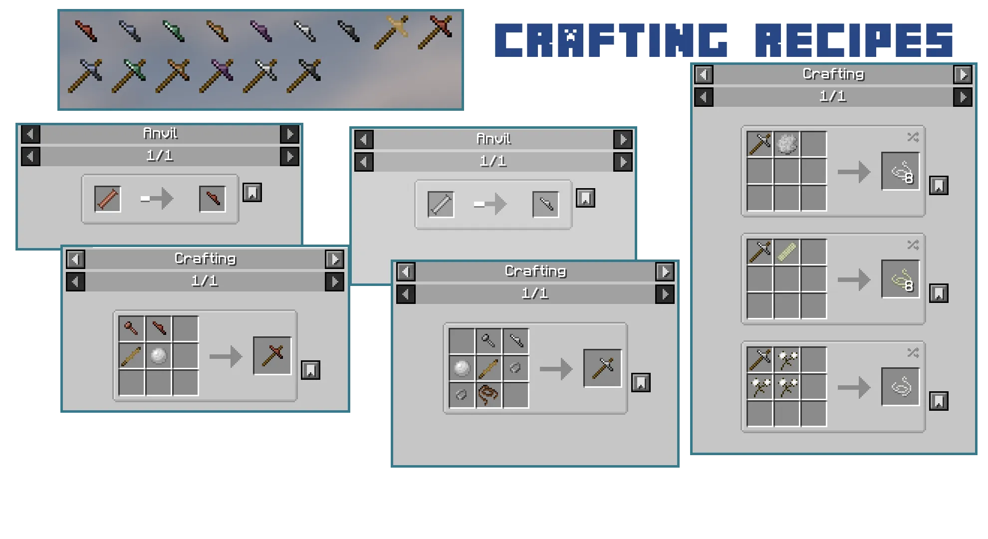 Spindles TFC, Моды, Minecraft