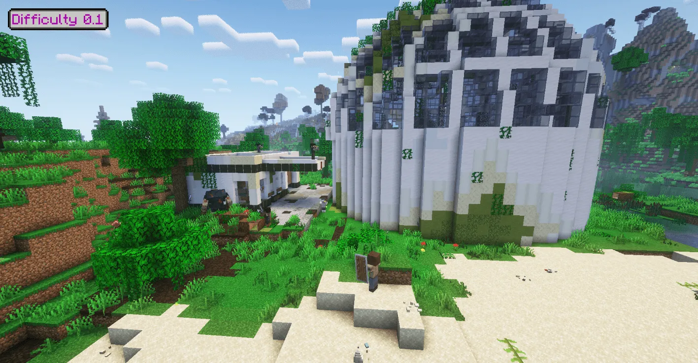 Apocalypssia  [TACZ] modern appocalyps zombie modpack wave and gun mutant mob monsters  survival hardcore 100 apocalipse zombie  — скриншот 7 (Модпаки, Minecraft)