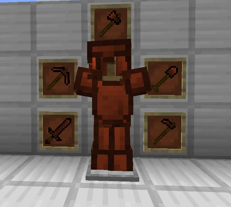 Copper Armor and Tools — скриншот 1 (Моды, Minecraft)