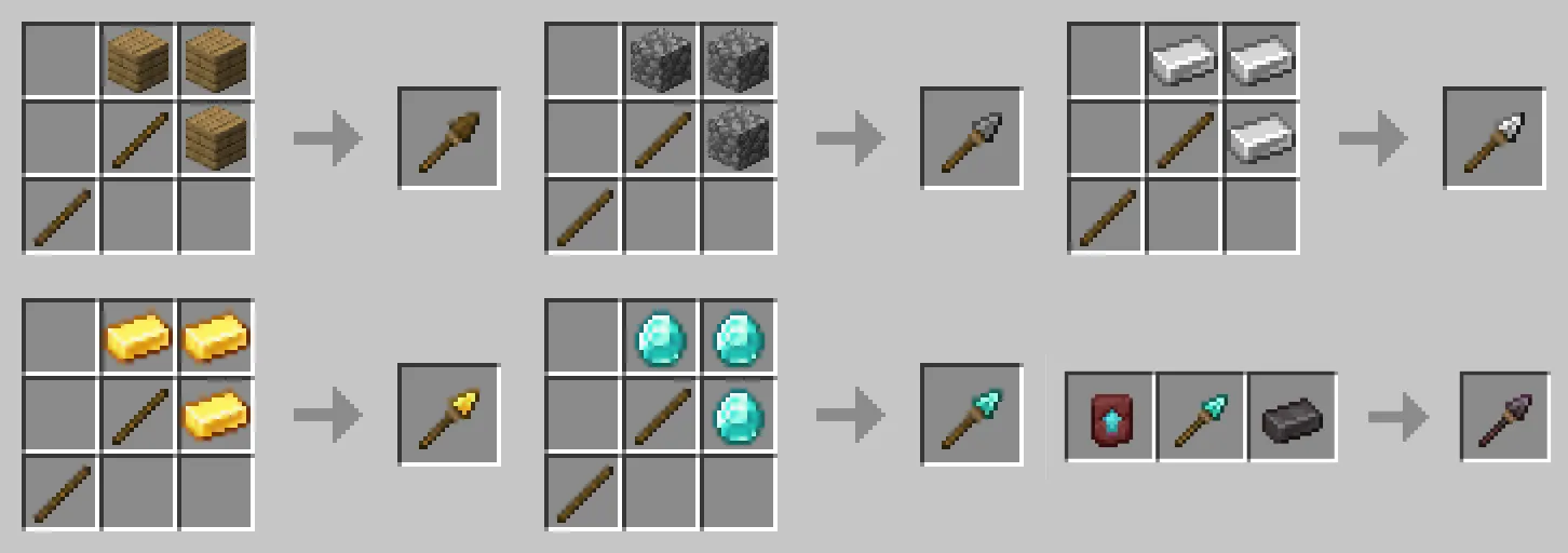 Simple Spears, Моды, Minecraft