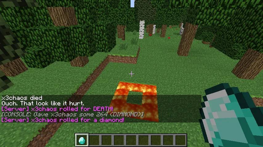 Roll the Dice — скриншот 3 (Плагины, Minecraft)