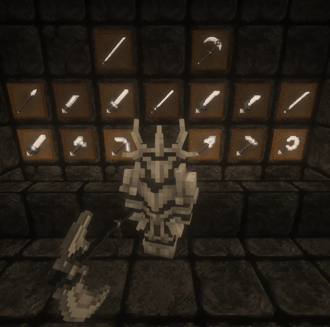 Tensura: Reincarnated - Glintless white Hihi'Irokane gear — скриншот 2 (Текстуры, Minecraft)