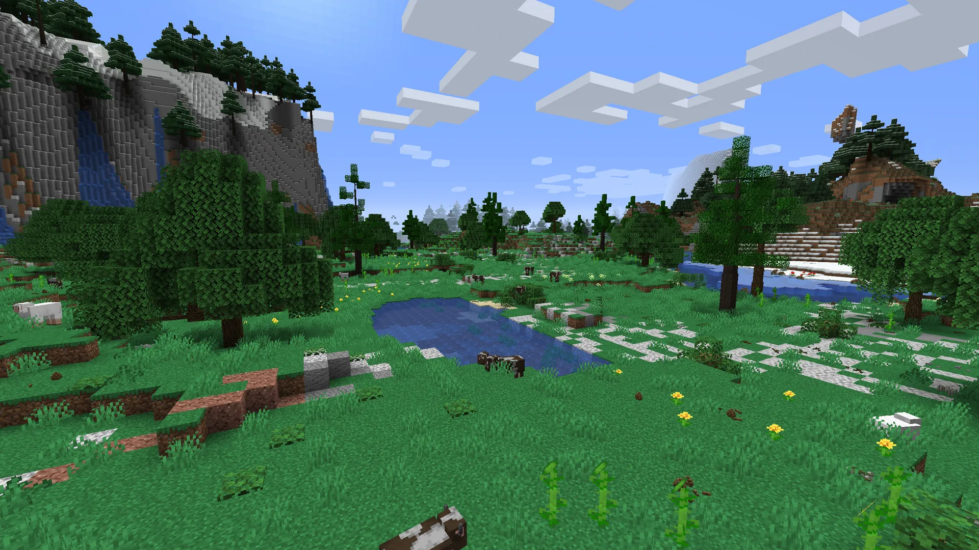 Dynamic Trees - Project: Vibrant Journeys - Pioneer — скриншот 1 (Моды, Minecraft)