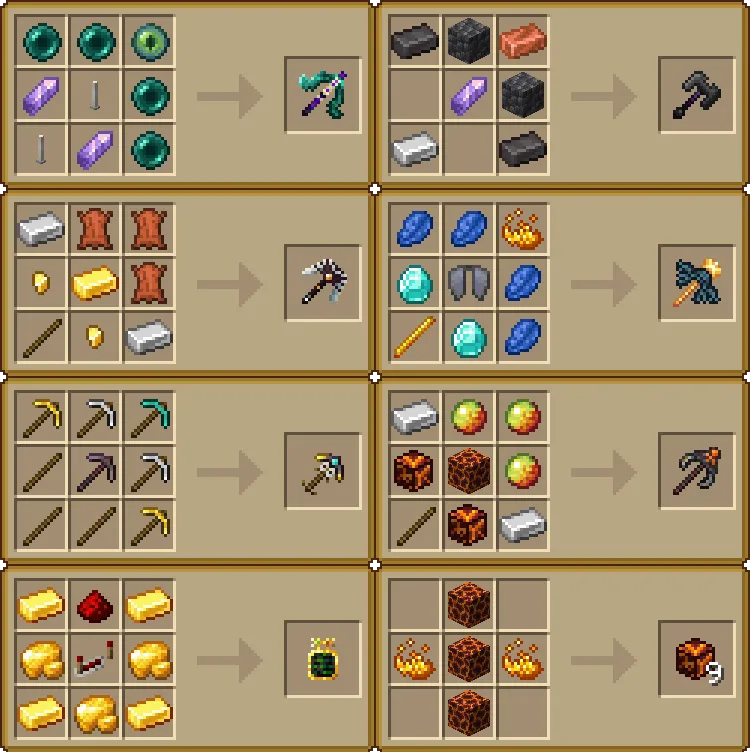 Picks of Power — скриншот 1 (Моды, Minecraft)