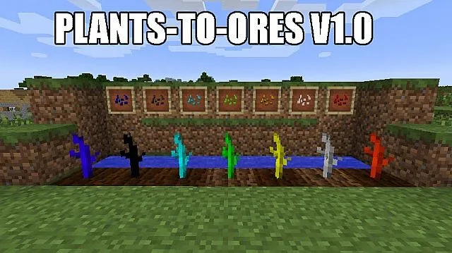 Plants-to-ores, Моды, Minecraft